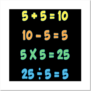 Beginning With Mathematical Operations Posters and Art